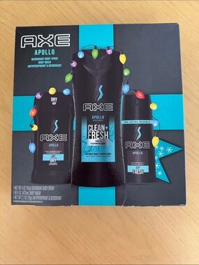 AXE Apollo Clean + Fresh Body Wash/Body Spray/Deodorant Gift Set